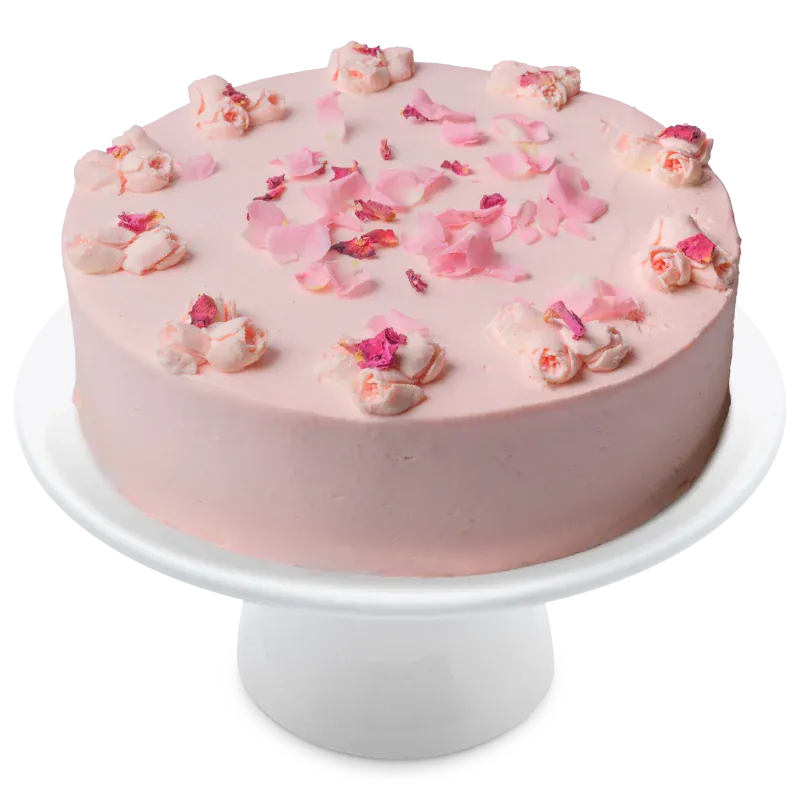 Milk & Rose Cake - Casa Verde Outside Catering Kigali